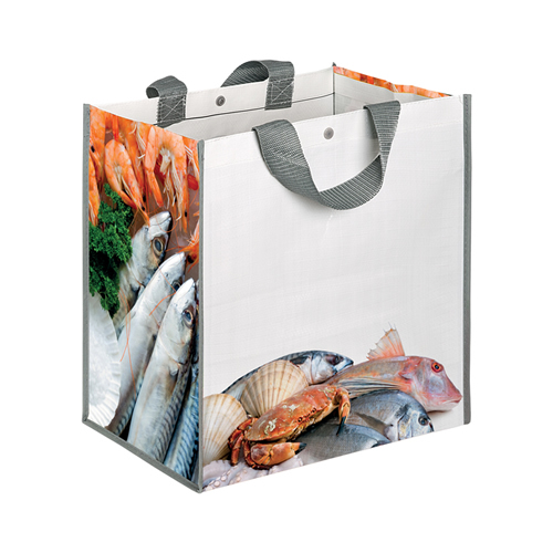 Shopper in Polipropilene con maniglie corte in nylon 35x34,5x22 FISHBOX