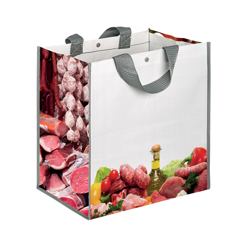 Shopper in Polipropilene maniglie corte Nylon 35x34  MEATBOX