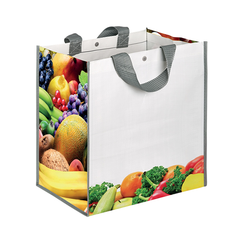 Shopper in Polipropilene con manici in nylon corti 35x34,5x22  FRUITBOX