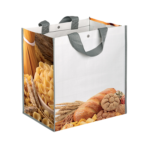 Shopper in Polipropilene maniglie corte in Nylon 35x34,5x22 WHEATBOX