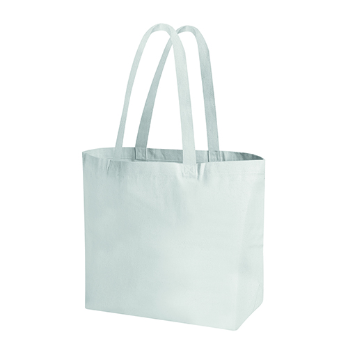 Shopper in cotone con manici lunghi 50x35x16