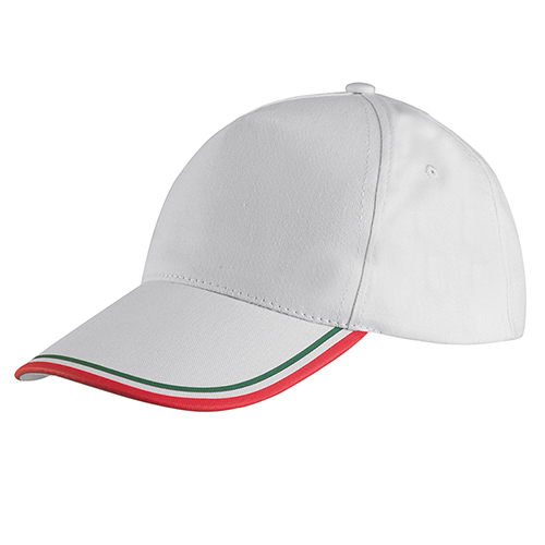 Berretto personalizzabile e visiera con tricolore WINNER